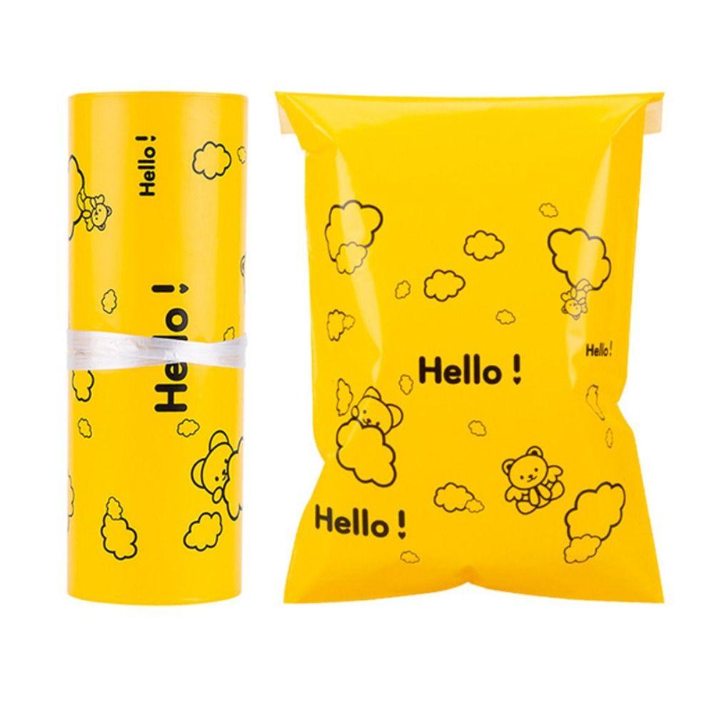 10/100PCS Self-adhesive Courier Bag Bear Delivery Bag Cartoon Packaging Bag
