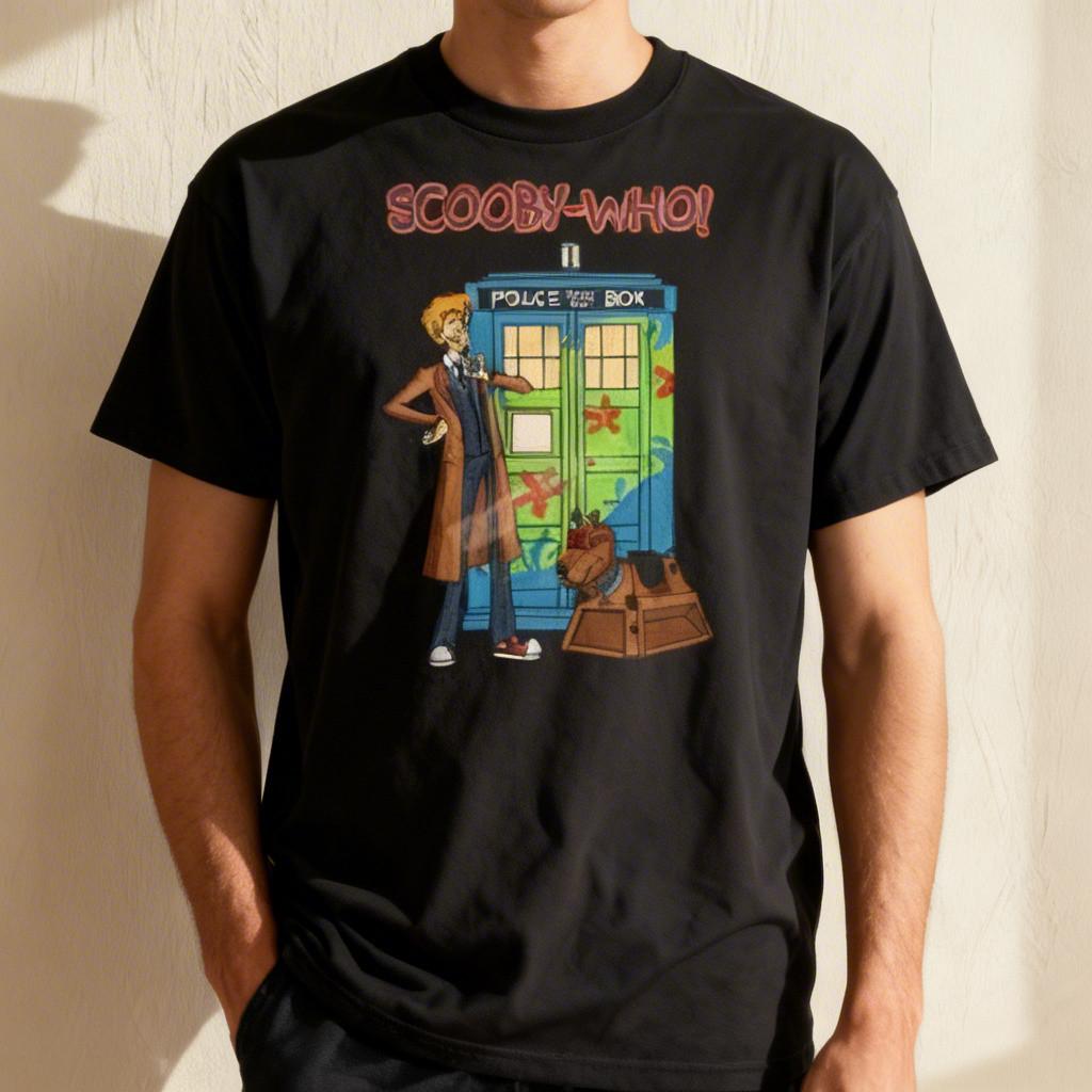 NWT! Doctor Who Scooby-Doo unisex T-Shirt S-5XL