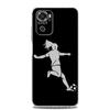 New Square Clear Phone Case For Xiaomi Redmi Note 12 11 9S 9 8 10 Pro+ 7 8T 9C 9A 8A K40 Gaming Cover Football Player Soccer Art