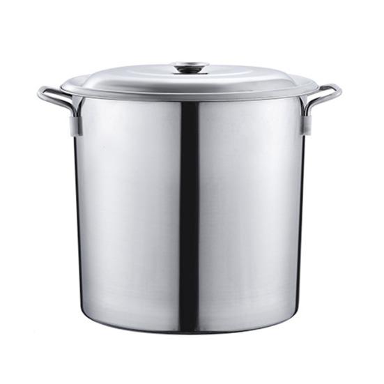Stainless Steel Soup Pot with Lid Large Commercial Cooking Pot for Soup Stew Seafood Multifunctional Induction Cooker