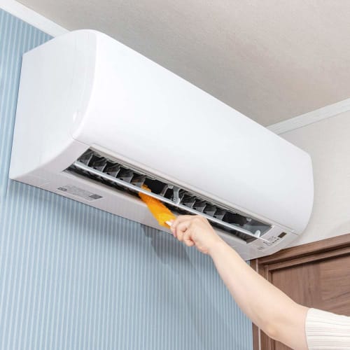 Azuma Industries Air Conditioner Gap Cleaner, Washable and Reusable, with Replaceable Mop, Removes Mold and Dust from Air Conditioner Vents and Louver