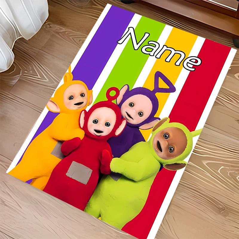 Custom personalization Teletubbies Print Area Rug - Soft, Washable Non-Slip Indoor Mat,Living Room,Home&Office Decorative Rug
