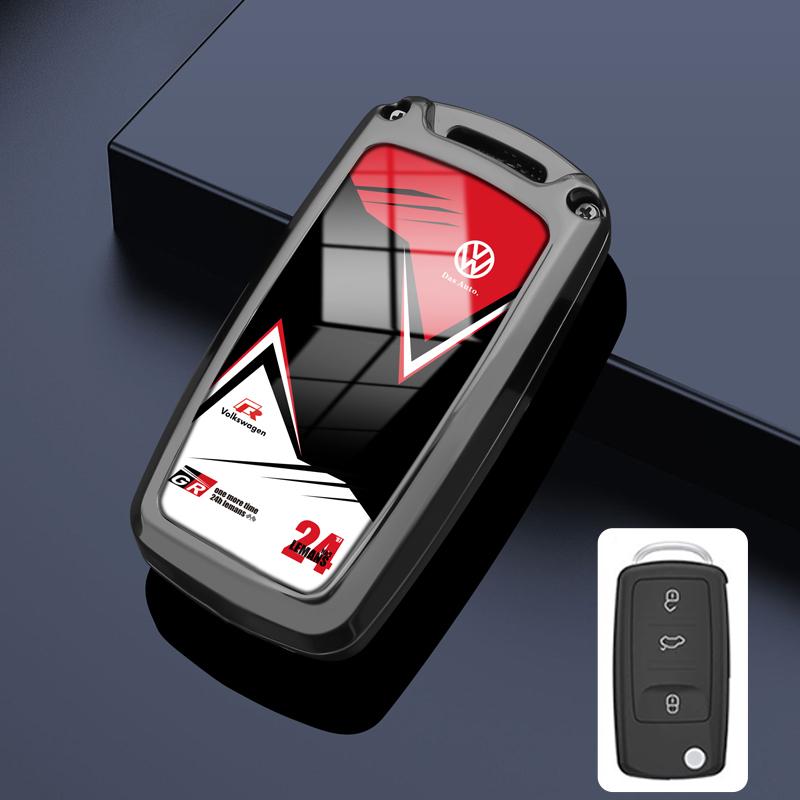 Для VW Новый 3 Кнопки ПК Бесключевой Чехол Автомобильный Складной Чехол для Ключа Для VW Volkswagen Polo Tiguan Passat B5 B6 B7 Golf 4 5 6 MK6 Jetta