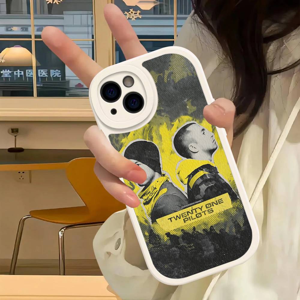 Чехол для телефона Twenty One Pilots Для iPhone 16 15 14 11 12 13 Pro Max Plus Задняя крышка из кожи