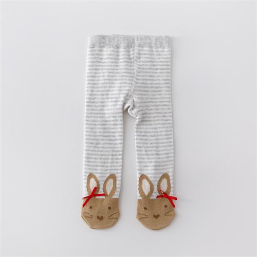 Весенние колготки для новорожденных девочек, вязаные чулки для девочек, хлопковые колготки с принтом для девочек, повседневные колготки для малышей, От 0 до 12 месяцев