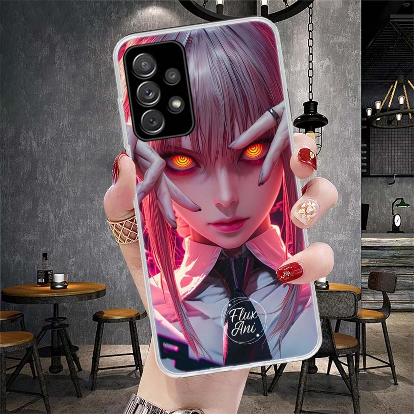 Мягкий чехол для телефона C-Chainsaw Man Makima для Samsung Galaxy A12 A22 A32 A52 A72 A02S A51 A50S A71 A70 A31 A20S Note 20 Ultra S10 A