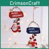 Holiday Scene Decor Resin Christmas Hanging Tags For Festive Tree Accessories