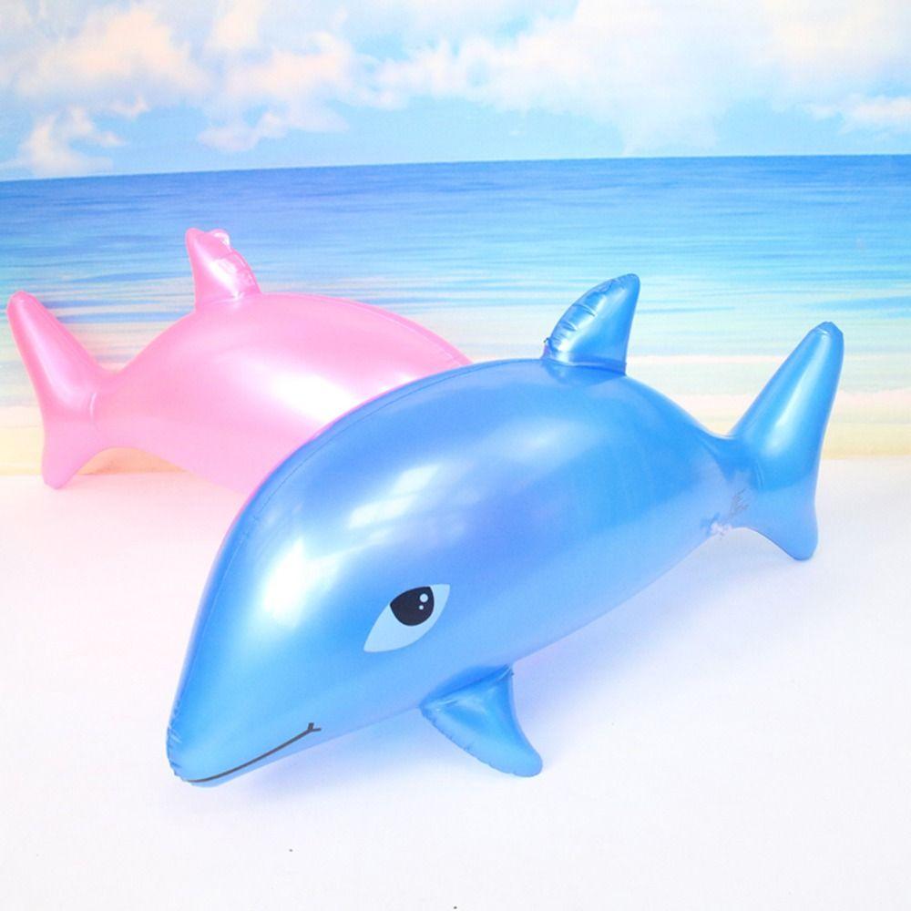 Float Air Mattresse PVC Dolphin Beach Swimming Rings Inflatable Dolphin Inflatable Toys Water Toys
