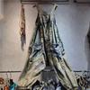 Женский ретро-комбинезон из потертого денима с широкими штанинами - Модный комбинезон Весна/Лето