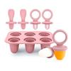 Reusable Homemade Popsicles Mold Set Food Grade Silicone DIY Homemade Ice Cream Mold