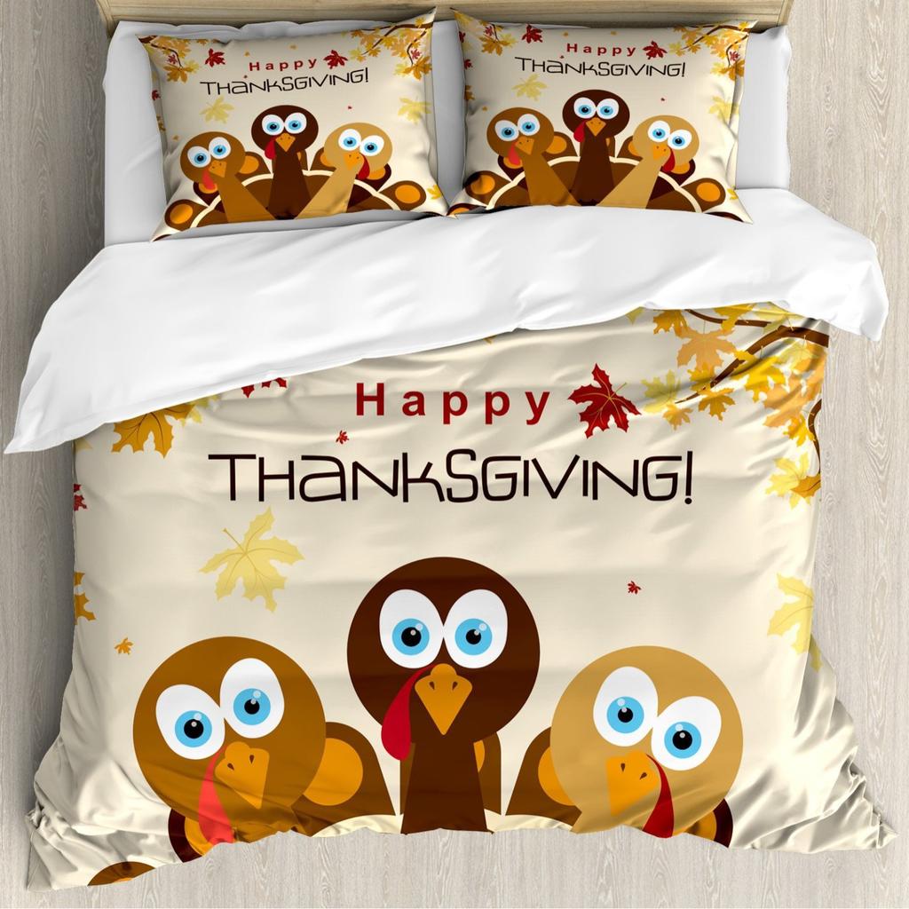 Японская манга Трехпредметный пододеяльник Цифровая печать Комплект постельного белья Сцена боя Покрывало