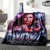 Vampire Diaries Print Flannel Blanket High Quality Warm Comfortable Cover for All Seasons Perfect for Gifts Home Decor