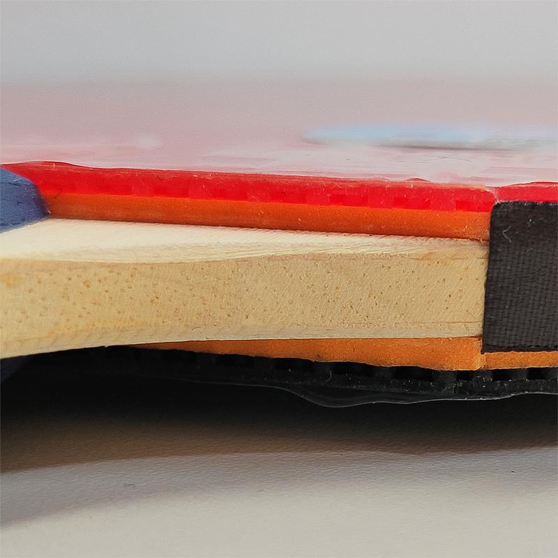 Ракетка для настольного тенниса Yinhe 07B, 5 деревянных ракеток для пинг-понга, эластичная резина с одобренной ITTF быстрой атакой с петлей