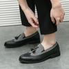 Модные кожаные туфли мужские туфли на платформе без застежек, роскошные мужские мокасины, дизайнерская обувь для вечеринок, обувь для отдыха на открытом воздухе Zapatos Para Hombres