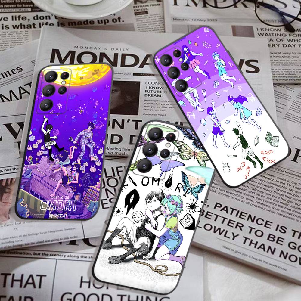 Чехол для телефона Omori Для Samsung S 24 Fe 25 Ultra Plus 20 Lite 21 30 22 23 24 22 Ultra 5G Fundas