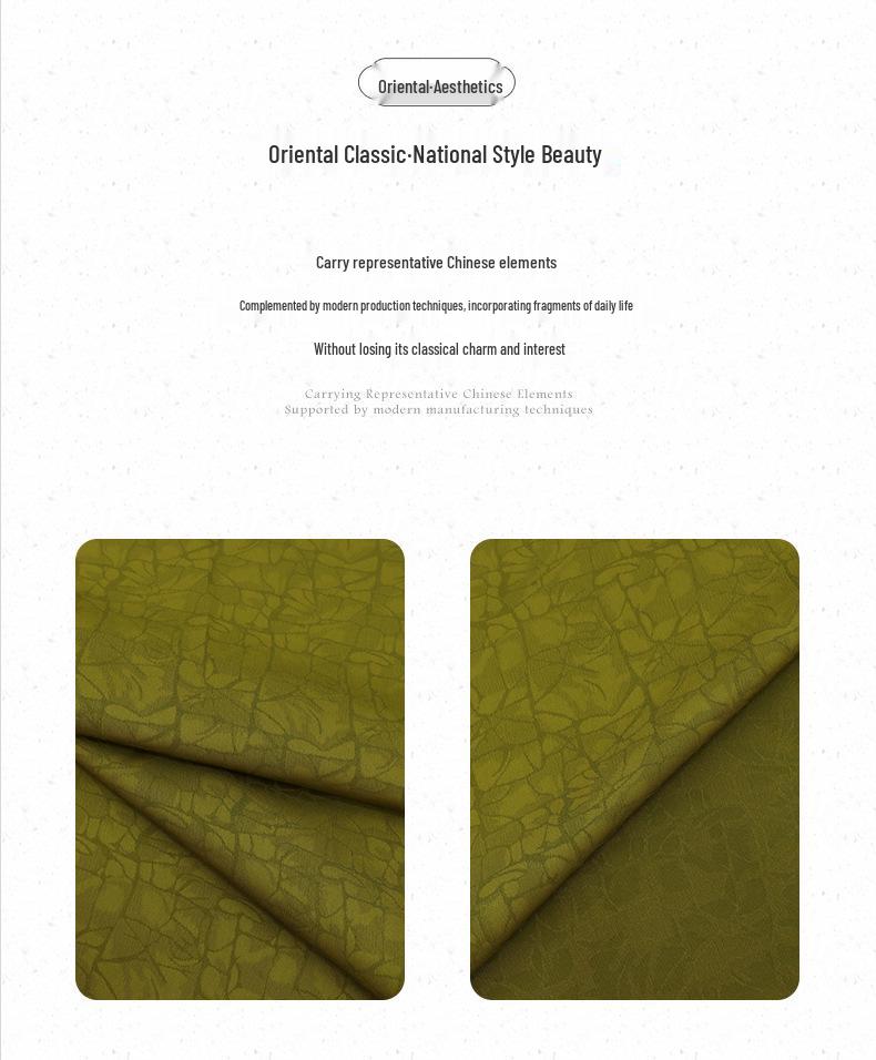 Женский ханьфу нового стиля из жаккардовой ткани атласного переплетения с примесью шелка