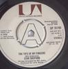 7inch Record JEAN SHEPARD - The Tips Of My Fingers UP35790PROMO United Artists  1975 UK Country Used