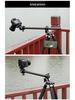 Carbon Fiber Dual-Camera Gimbal Tripod with Monopod & Horizontal Crane Arm for Panorama and DSLR Photography