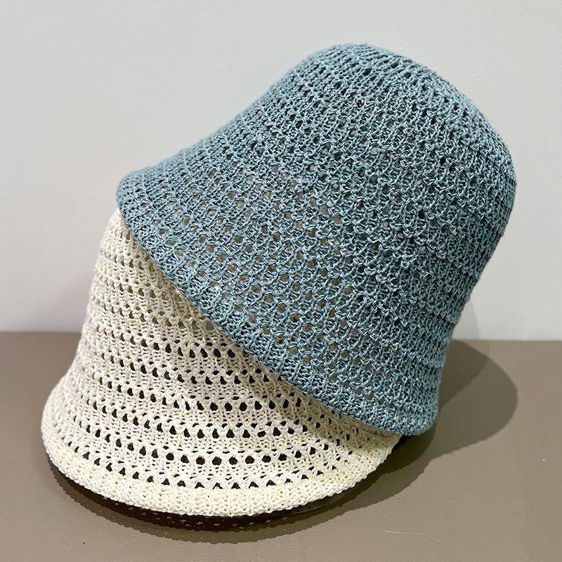 Дышащая полая шляпа-ведро, тонкая шляпа-ведро, женская складная шляпа