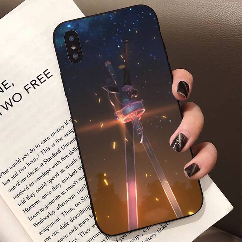 Чехол для телефона аниме Sword Art Online SAO для iPhone 11 12 13 mini pro XS MAX 8 7 6 6S Plus X 5S SE 2020 XR