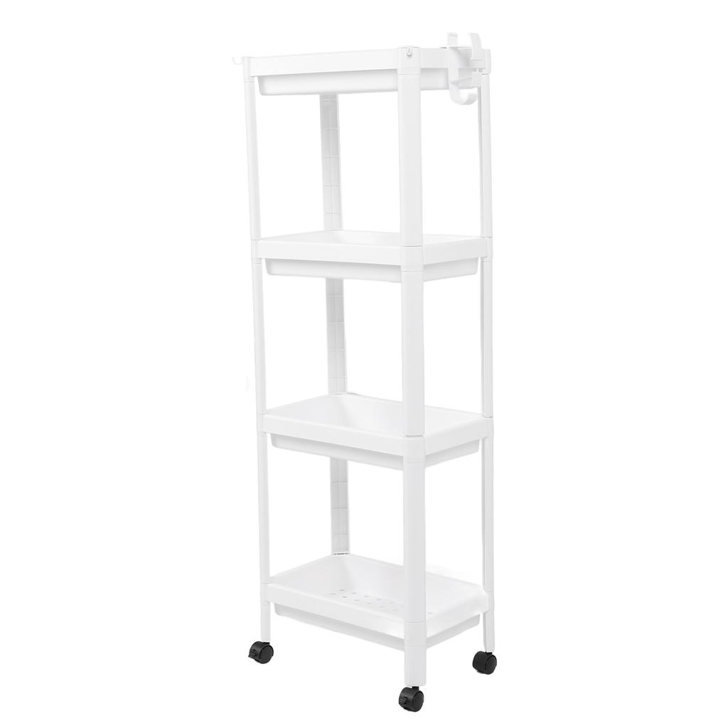 Полка для ванной комнаты, пластиковая отдельно стоящая полка для хранения вещей, многофункциональный стеллаж для