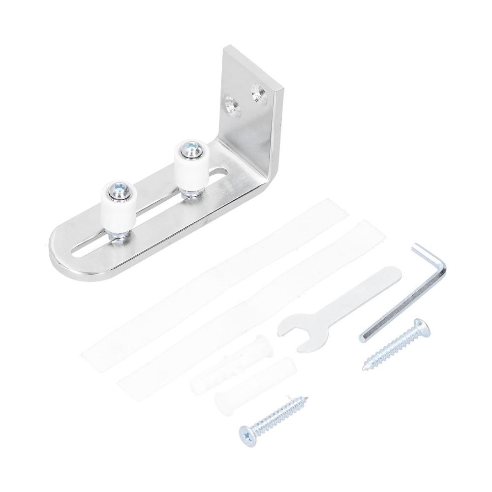 Double Wheel Barn Door Bottom Guide Ball Bearing Floor Guide Stopper Door Bottom