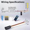 DC12V 24V ИК-датчик движения PIR 3-5M Диапазон обнаружения Автоматический выключатель света Светодиодный датчик света