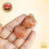 SOLAVA Оригинальный Сертифицированный Галька Солнечного Камня - 100% Аутентичный Кристалл Солнечного Камня Галька для Счастья, Радости, Позитива, Успеха, Уверенности, Str