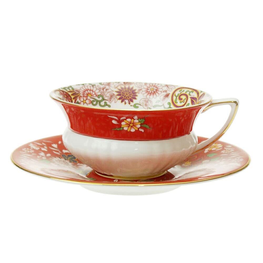Чайная пара Wedgwood Wanderlust Crimson Orient