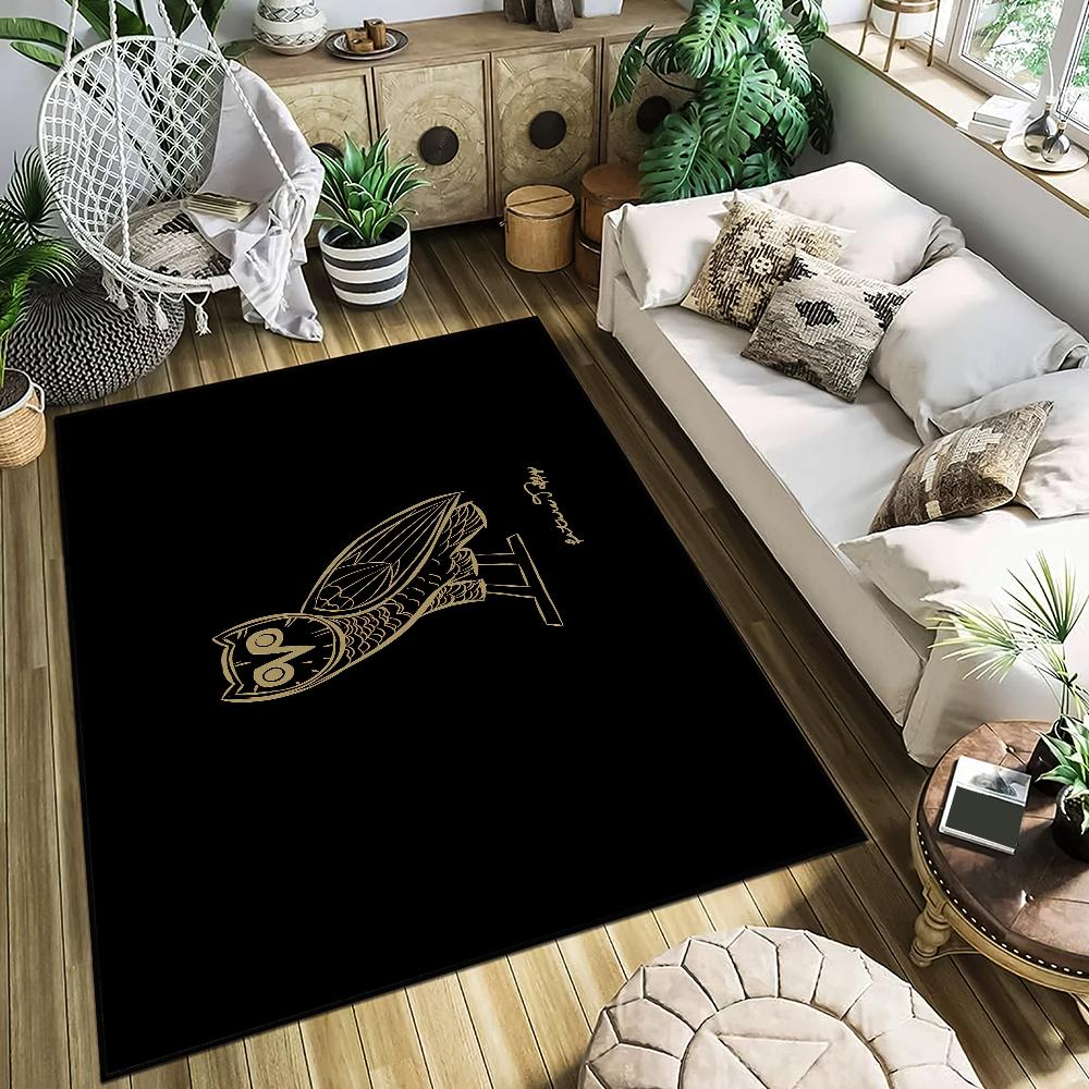 Door Mat Anti-Slip Kitchen Bedroom O-OWL O-OVO Handmade Tufted Rug D-Drake Carpet FASHION Living Room Entrance Decoration home
