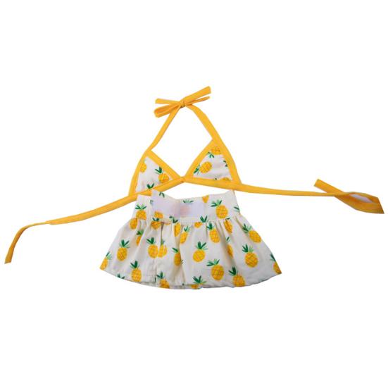 1 комплект, застежка для купальника для домашних животных, удобная прозрачная печать, летнее бикини для домашних животных, пляжный купальник для домашних животных, пляжная вечеринка