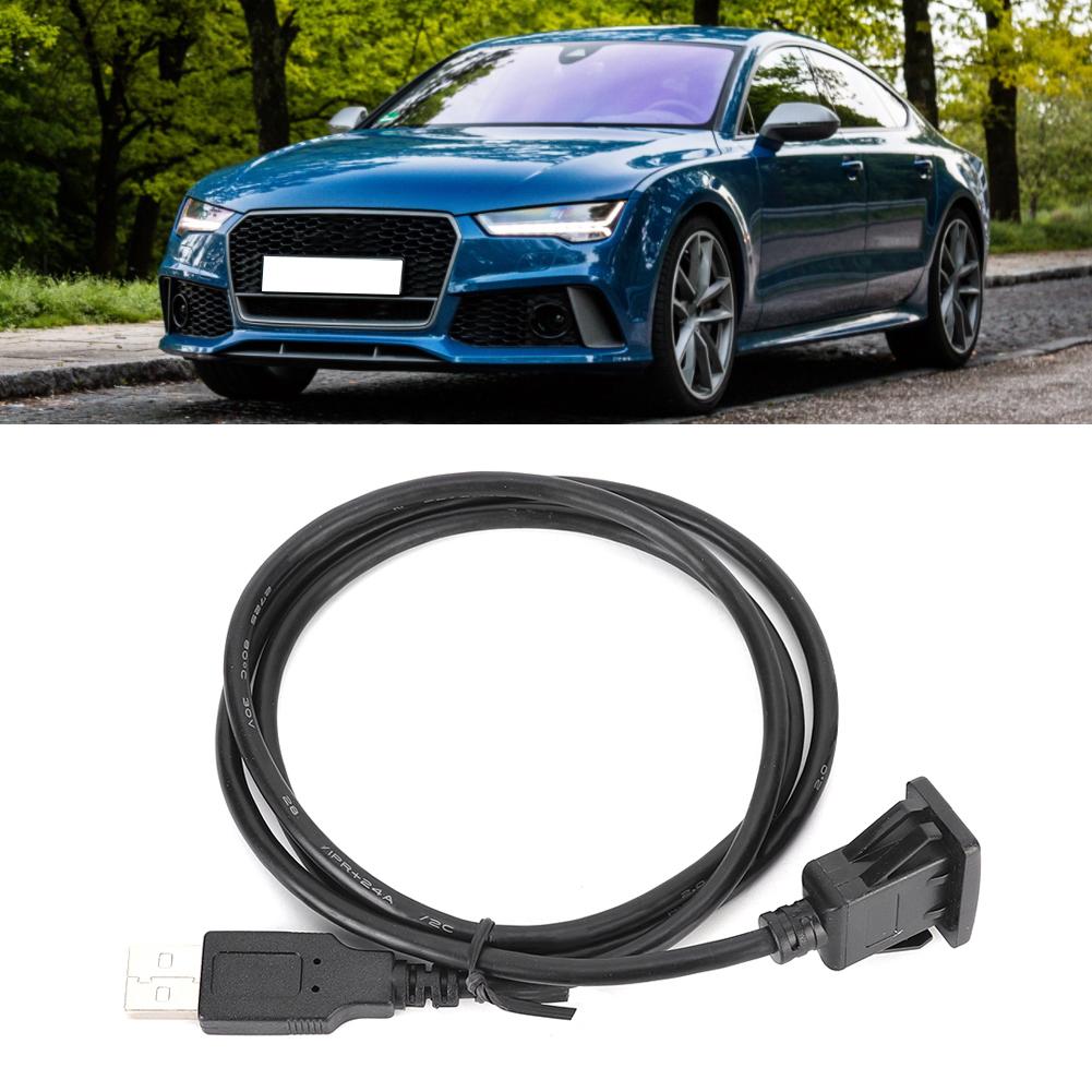 Кабель-адаптер для приборной панели USB 2.0, однопортовый аудиоудлинитель для автомобиля, мотоцикла