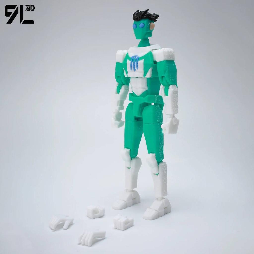 9L3D Печатная Неуязвимая Техно-Куртка Игрушки Фигурки Действия Титан13 T13 Манекен 13 Супергерои Многосуставные Подвижные Игрушки-Трансформеры
