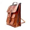 Кожаная сумка Goat Men S Backpack Vintage Laptop Brown Messenger New 16"