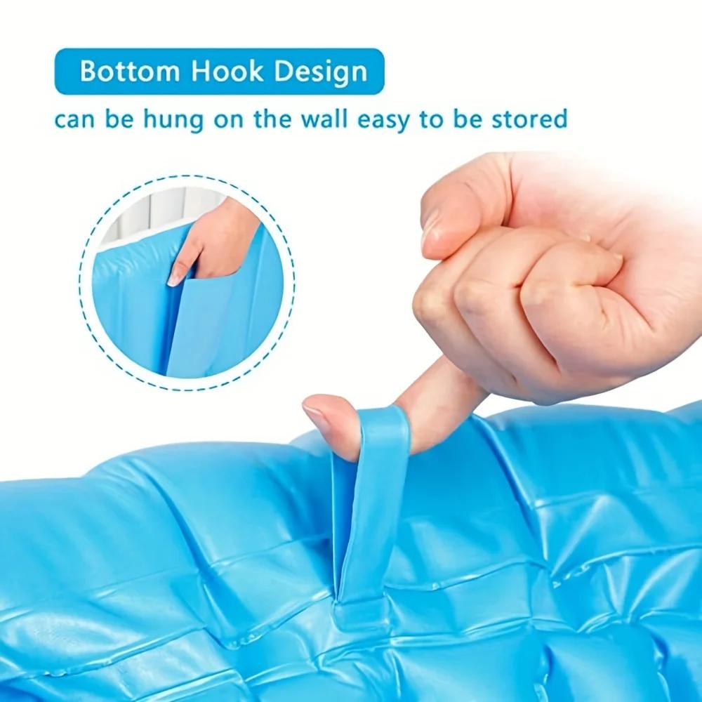 Baby Inflatable Bathtub Portable Travel Baby Infant Bath Tub Toddler Foldable Non-Slip Shower Basin Swimming Pool for Newborn