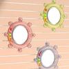 Wear-Resisting Bird Mirror Perch Colorful Ball Bird Flying Saucers  Bird Supplies