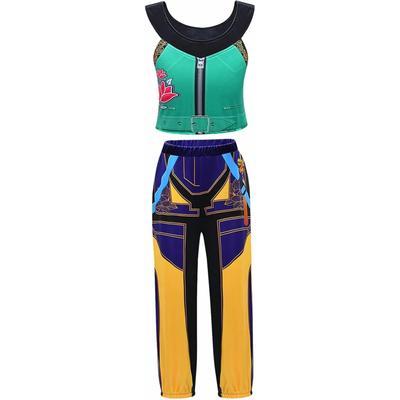 Детский костюм для косплея с 3D-принтом Зои Миры Руми на Хэллоуин, карнавал, K-Pop, костюм для ролевой игры участницы женской группы айдолов