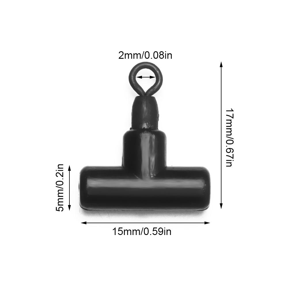 Fishing Tackle Rolling Swivel Carp Rig Rings Clip Fishing Swivels Fishing Line Slider Beads