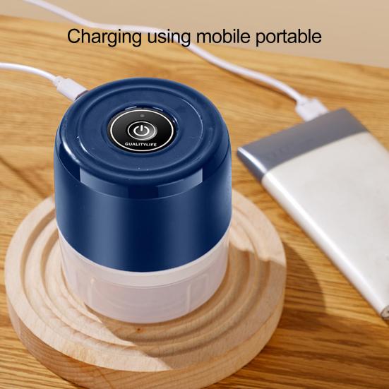 Электрический мини-чеснокрезка USB перезаряжаемая мясорубка из нержавеющей стали кухонный комбайн 100 мл/250 мл многофункциональная мясорубка для дома и путешествий