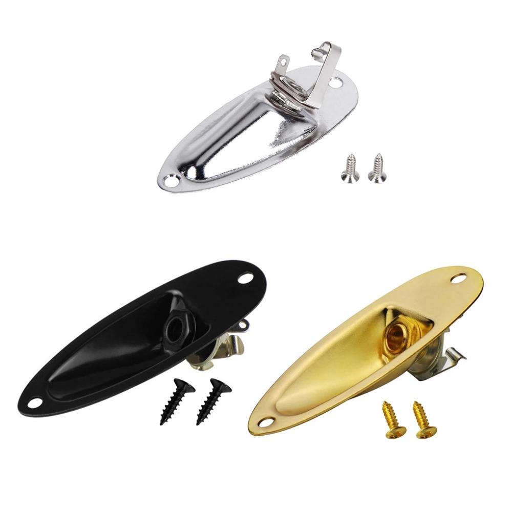 Guitarra Pickup Boat Guitar Jack Plate Guitar Parts 6.35mm Guitarra Pickup Electric Guitar