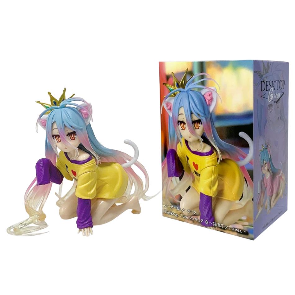 Новинка в наличии 12 см Фигурка Сиро из аниме NO GAME NO LIFE Коллекционная модель игрушки Фигурка персонажа аниме Игрушка Подарки