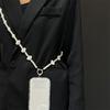 Long Long Crossbody Phone Chain Sweet Beads Phone Strap Phone Case Decor Cellphone Lanyard  Girls