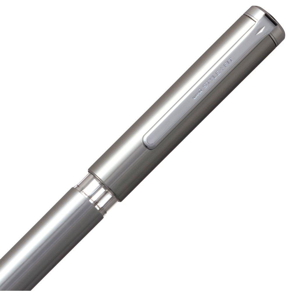Держатель для ручек Mitsubishi Pencil Style Fit Meister, вращающийся, цвет оружейный металлик, трехцветный UE3H1008.43