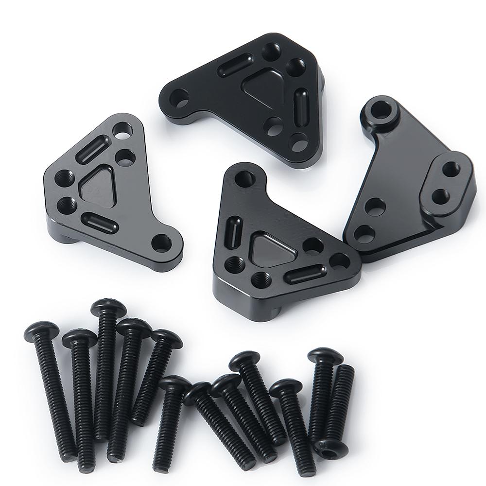TRINOOD 4PCS Metal Shock Absorber Towers Front & Rear Heighten Shocks Mount for 1/10 RC Crawler MAXX WideMAXX Small-X