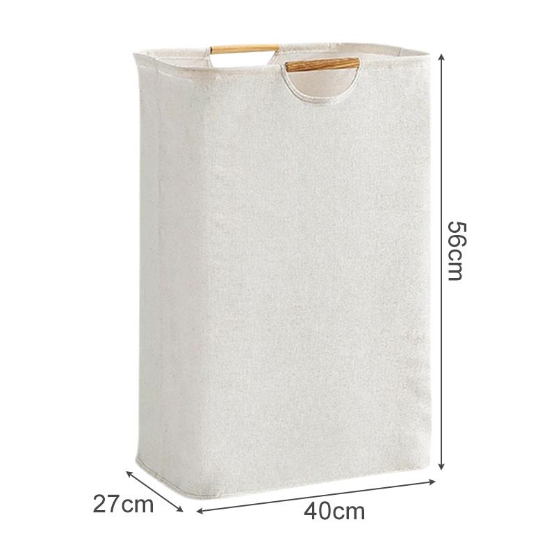 1pc Collapsible Laundry Basket with Handle Large Capacity Household Bathroom Dirty Clothes Storage Basket Clothes Organizer