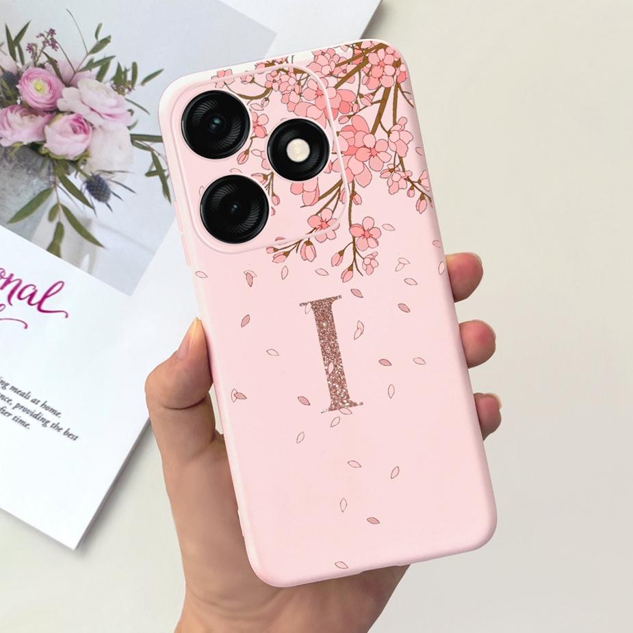 Чехол для Tecno Spark 20 Чехол Spark 20C Милая Корона Буквы Чехол Мягкий Силиконовый Чехол для Телефона Для Tecno Spark 20 Pro Spark20 C Fundas Capa