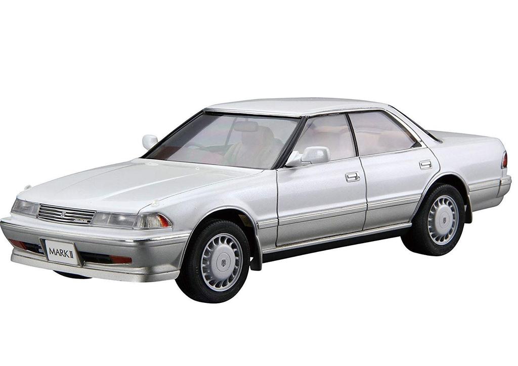 Aoshima Bunka Kyozai Серия моделей автомобилей 63 Toyota GZ81 Mark II Grande Twin Cam 24 1988 Пластиковый модельный набор ООО. (АОСИМА) 1/24 Нет. 2,0
