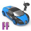 Scale RC Car for Sports Drift RC Race Remote Control Toy Run Replacement LED USB Easy Perfect Gift for Elementary and Middle School New Blue 1/24