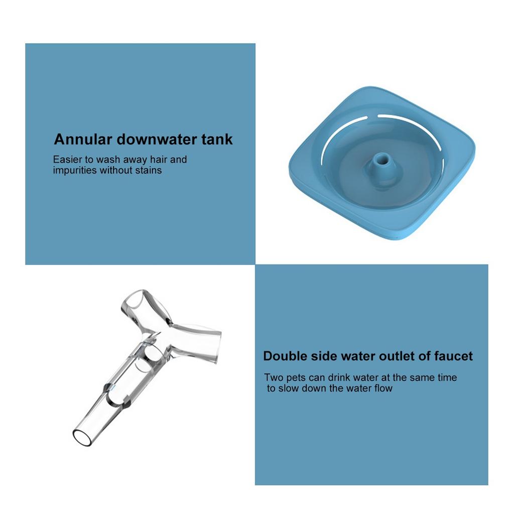 Новое обновление, 2 л, автоматический фонтанчик для воды для домашних животных, фильтр, дозатор, кормушка, умная поилка для кошек, миска для воды, котенок, щенок, собака, питьевые принадлежности