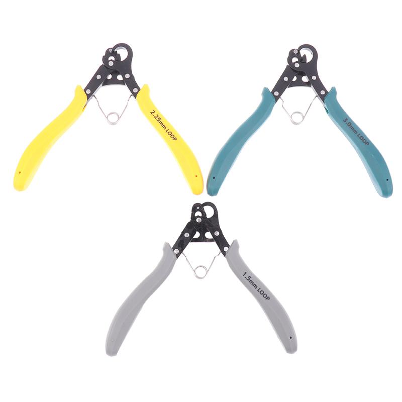 Набор плоскогубцев для прокатки проволоки 1,5/2,25/3 мм для намотки, гибки, ремонта проволоки, инструмент для изготовления ювелирных изделий, плоскогубцы с круглыми губками для обмотки проволочных колец